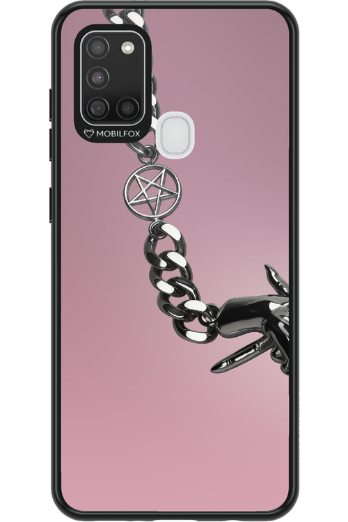 Chain stanga roz 2.0 - Samsung Galaxy A21 S