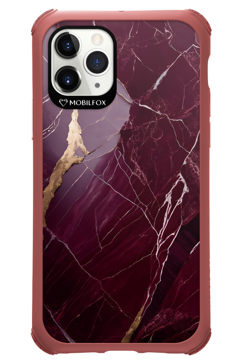 Burgundy Marble - Apple iPhone 11 Pro