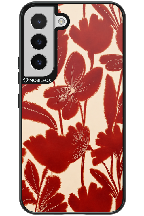 Burgundy Flowers 2.0 - Samsung Galaxy S22