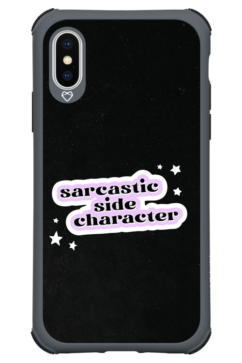 Sarcastic Black - Apple iPhone X