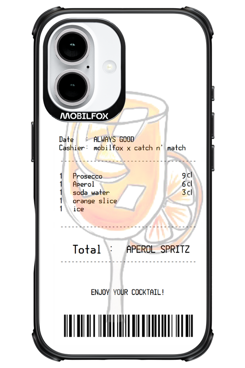 aperol spritz cocktail - Apple iPhone 16