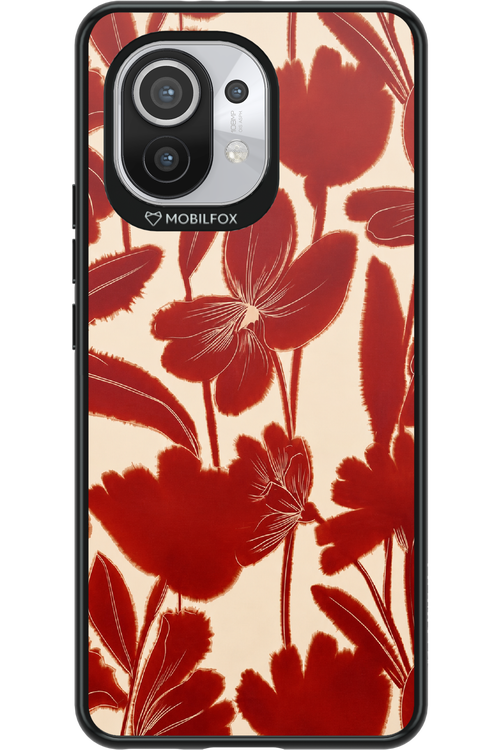 Burgundy Flowers 2.0 - Xiaomi Mi 11 5G