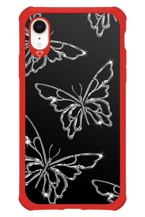 Silver Butterfly 2.0 - Apple iPhone XR