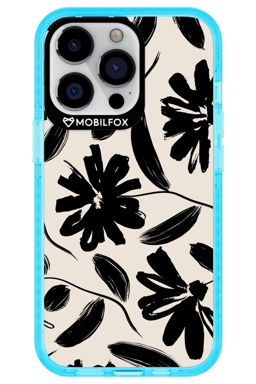 Monochrome Flowerss 2.0 - Apple iPhone 13 Pro