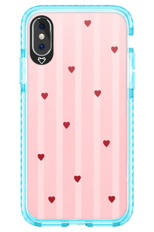 Red Little Hearts 2.0 - Apple iPhone X