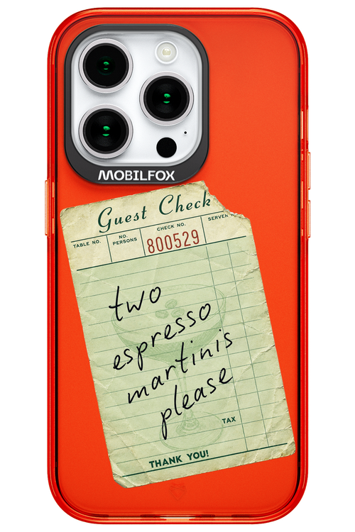 Espresso Martini 2.0 - Apple iPhone 15 Pro