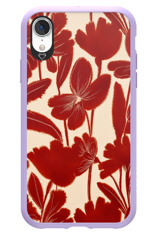 Burgundy Flowers 2.0 - Apple iPhone XR