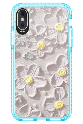 White Flowers - Apple iPhone X