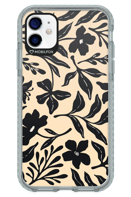 Black Flowers 2.0 - Apple iPhone 11