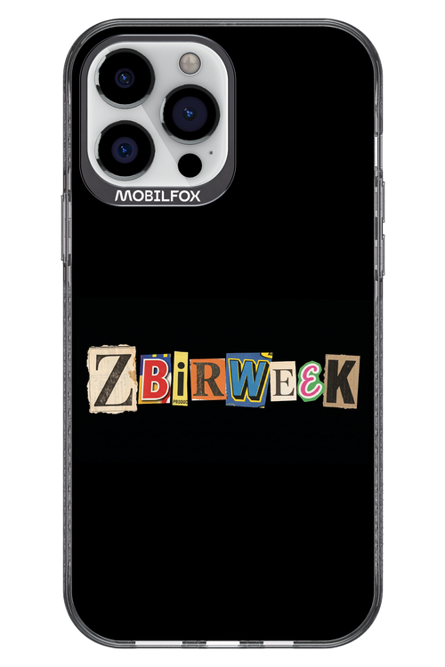 Zbirweek (black) 2.0 - Apple iPhone 13 Pro Max
