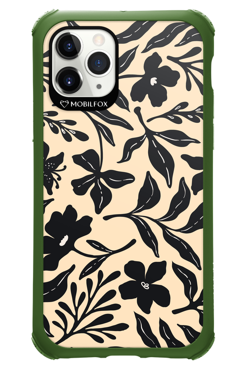 Black Flowers 2.0 - Apple iPhone 11 Pro