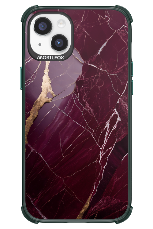 Burgundy Marble - Apple iPhone 14 Plus