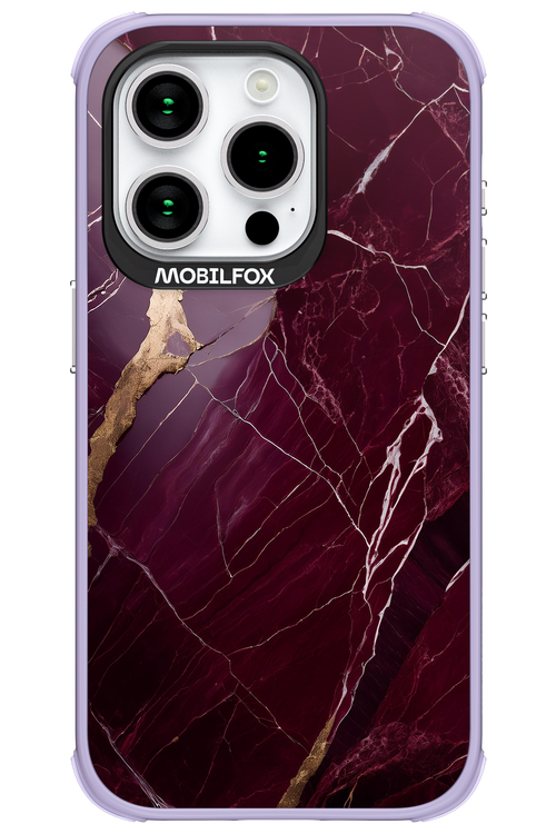 Burgundy Marble - Apple iPhone 15 Pro