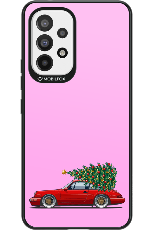 XMAS Car Pink - Samsung Galaxy A53