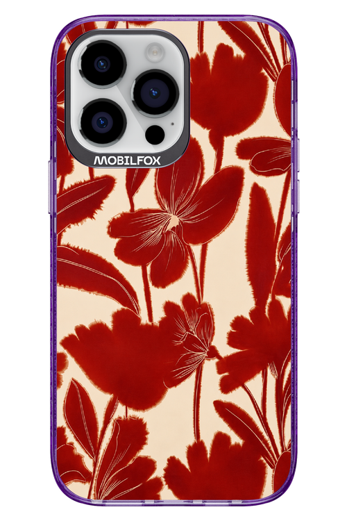 Burgundy Flowers 2.0 - Apple iPhone 14 Pro Max