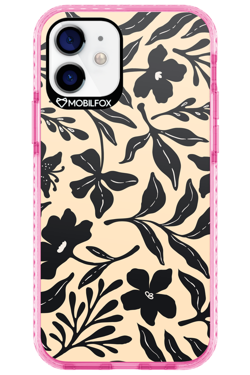 Black Flowers 2.0 - Apple iPhone 12