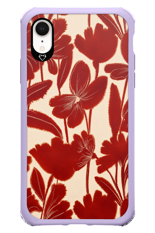 Burgundy Flowers 2.0 - Apple iPhone XR