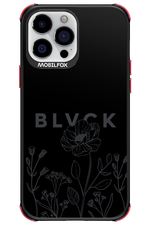 Black Flowers - Apple iPhone 13 Pro Max