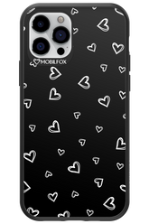 Monochrome Hearts 2.0 - Apple iPhone 12 Pro
