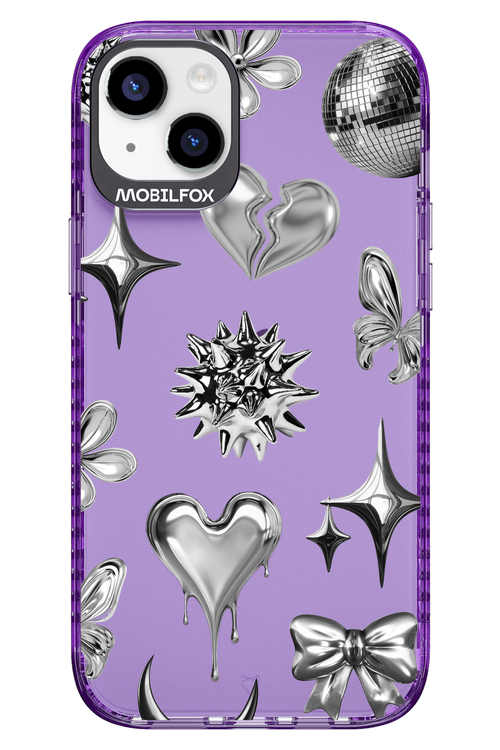 Silver Zone Transparent - Apple iPhone 14 Plus