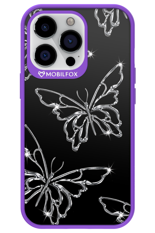 Silver Butterfly 2.0 - Apple iPhone 13 Pro