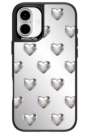 Shiny Hearts Mirror 2.0 - Apple iPhone 16 Plus