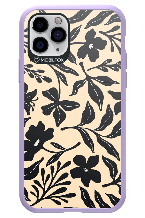 Black Flowers 2.0 - Apple iPhone 11 Pro
