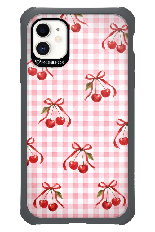 Pink Cherry Checked 2.0 - Apple iPhone 11