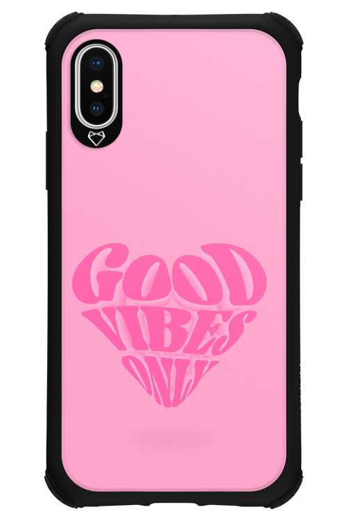 Good Vibes Heart - Apple iPhone XS