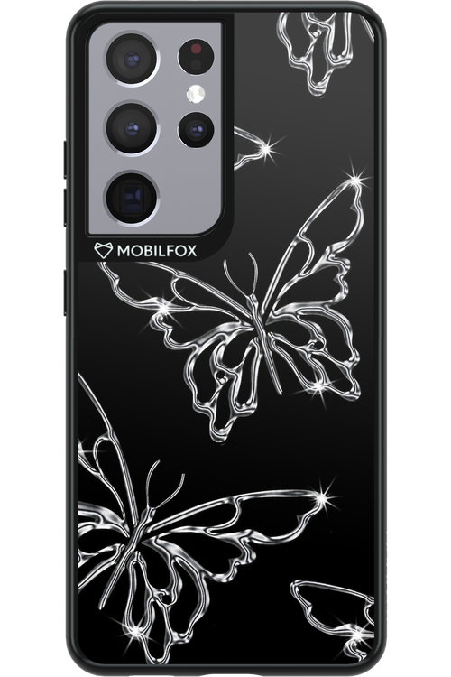 Silver Butterfly 2.0 - Samsung Galaxy S21 Ultra