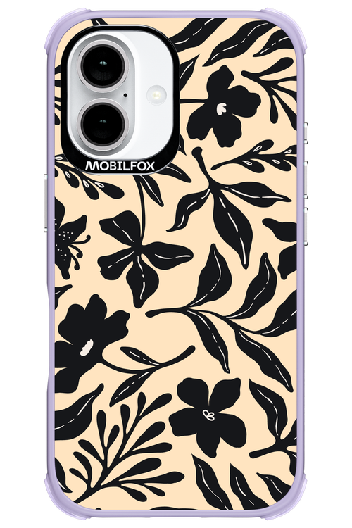 Black Flowers 2.0 - Apple iPhone 16