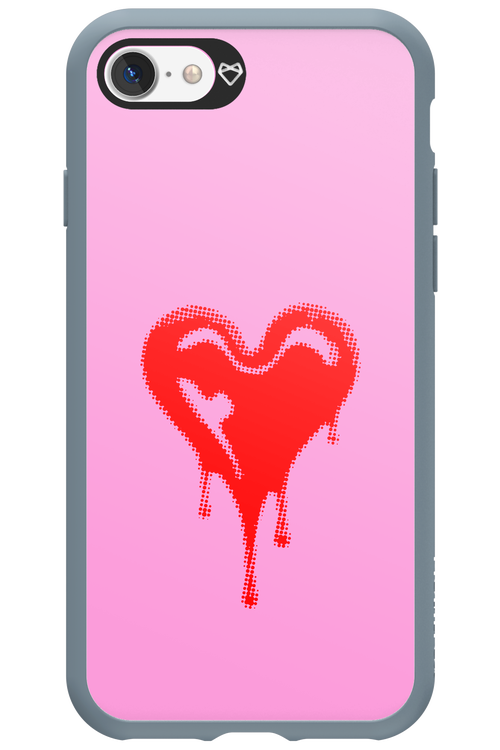 Heart Pink - Apple iPhone 7