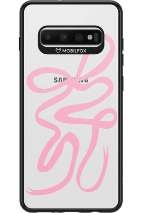 Pink Bow - Samsung Galaxy S10+