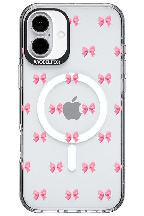 Pinky Bow - Apple iPhone 16 Plus