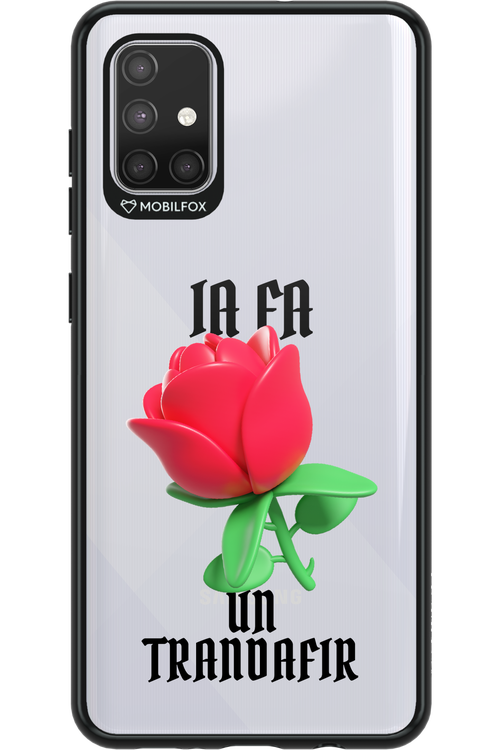 Rose Transparent - Samsung Galaxy A71
