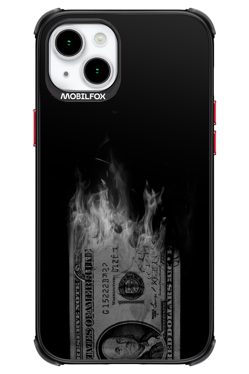 Money Burn B&W 2.0 - Apple iPhone 15 Plus