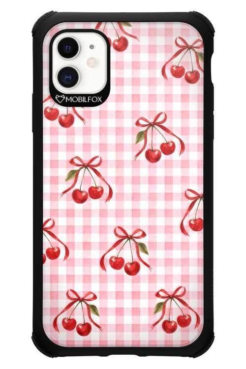 Pink Cherry Checked 2.0 - Apple iPhone 11