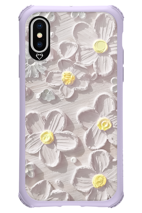 White Flowers 2.0 - Apple iPhone X