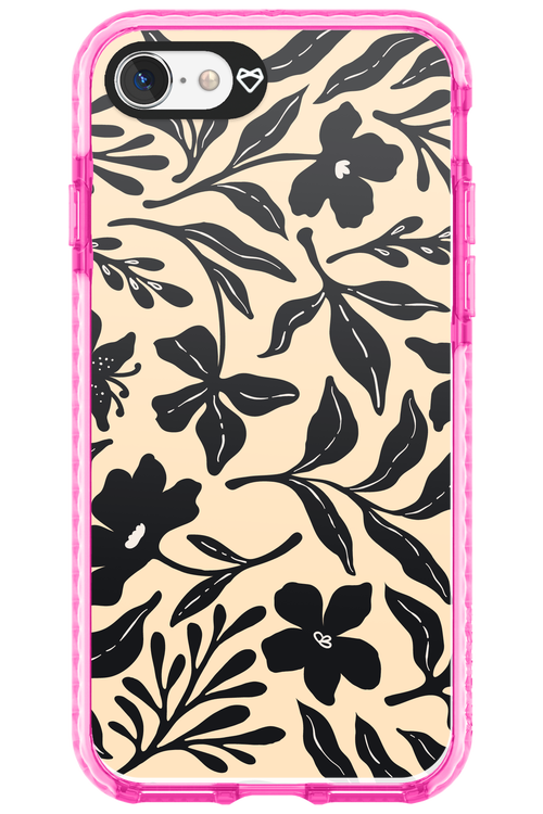 Black Flowers 2.0 - Apple iPhone SE 2020