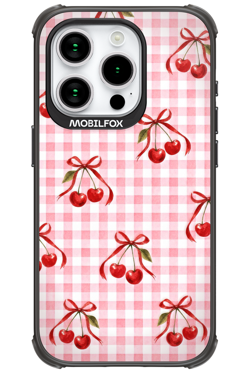 Pink Cherry Checked 2.0 - Apple iPhone 15 Pro