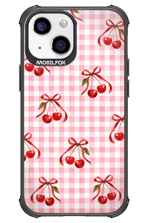 Pink Cherry Checked 2.0 - Apple iPhone 13 Mini