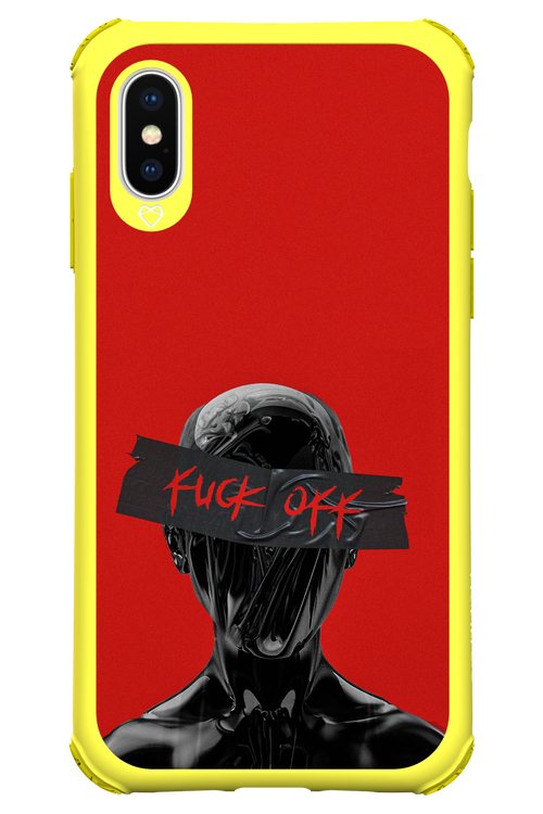 F off - Apple iPhone XS