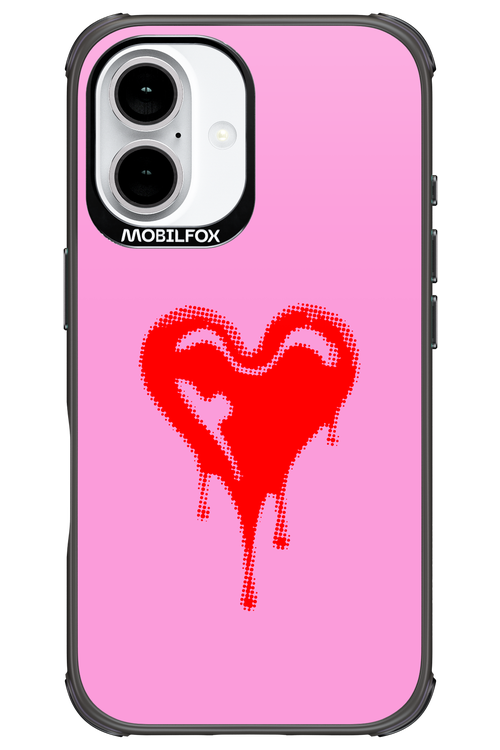 Heart Pink - Apple iPhone 16