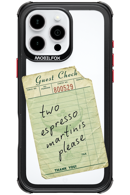 Espresso Martini 2.0 - Apple iPhone 16 Pro Max