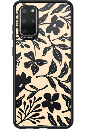 Black Flowers 2.0 - Samsung Galaxy S20+