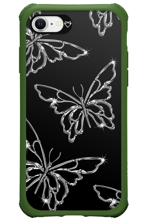 Silver Butterfly 2.0 - Apple iPhone SE 2020