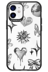 Silver Zone Transparent - Apple iPhone 12 Mini