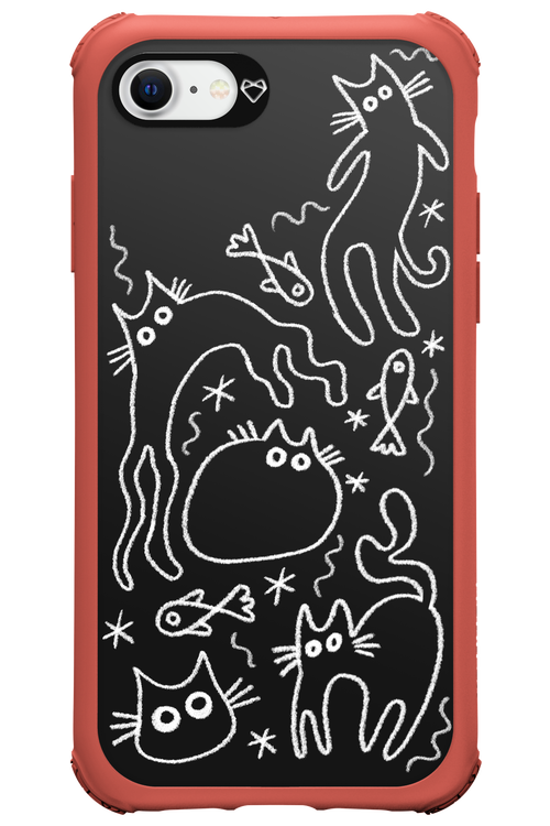CHALK_CATS - Apple iPhone SE 2022