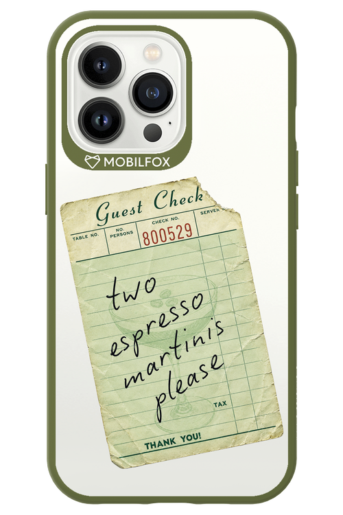 Espresso Martini 2.0 - Apple iPhone 13 Pro