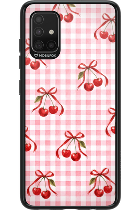 Pink Cherry Checked 2.0 - Samsung Galaxy A51